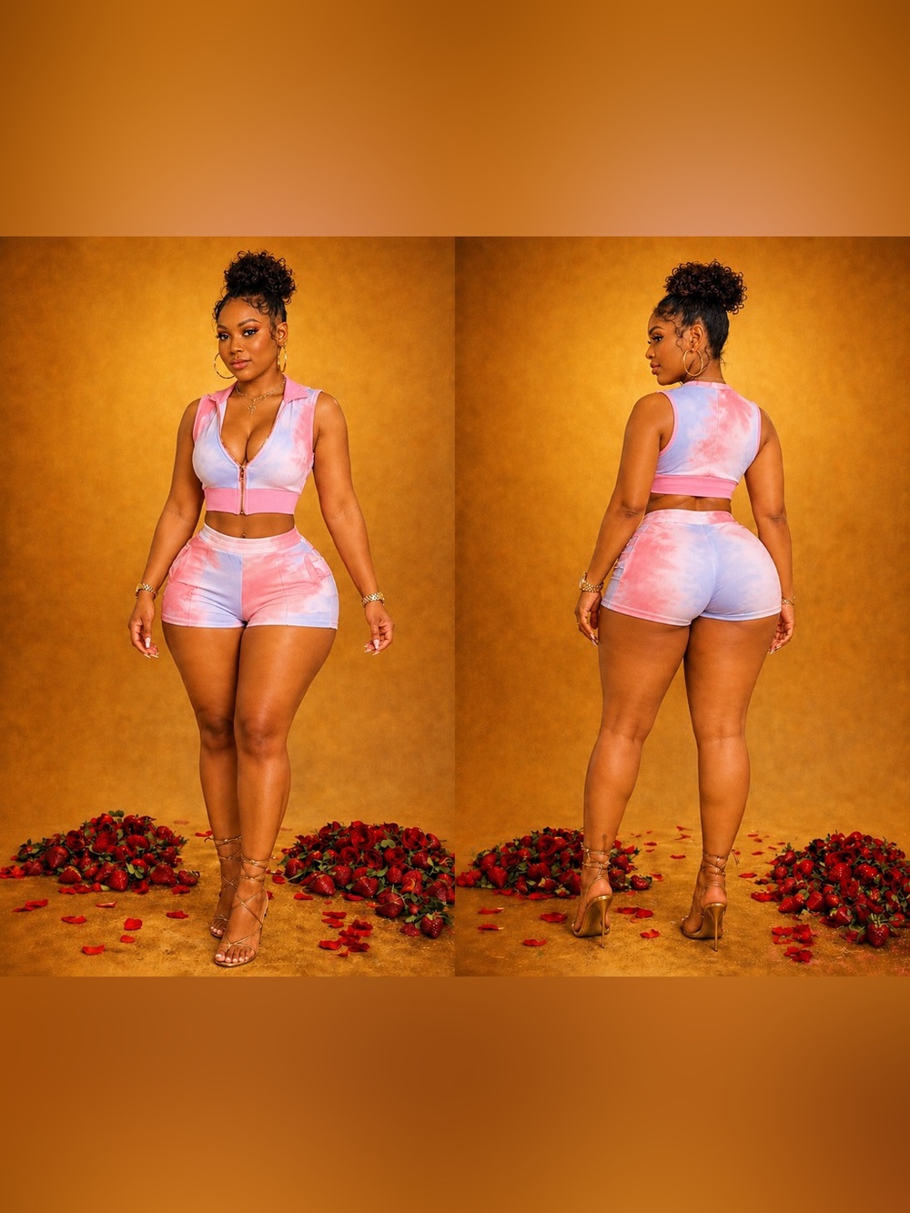 Crop Top Short Set